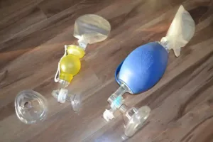 Adult and pediatric bag valve masks